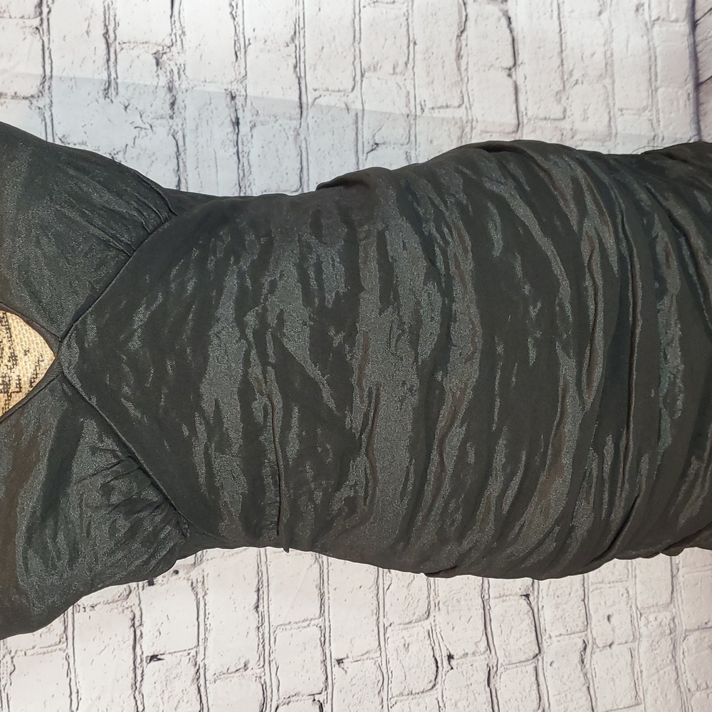 Nicole Miller Cocktail Dress Fitted Mesh Back Size 6 - Picture 3 of 10